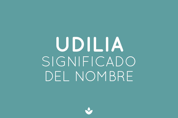 significado de Udilia
